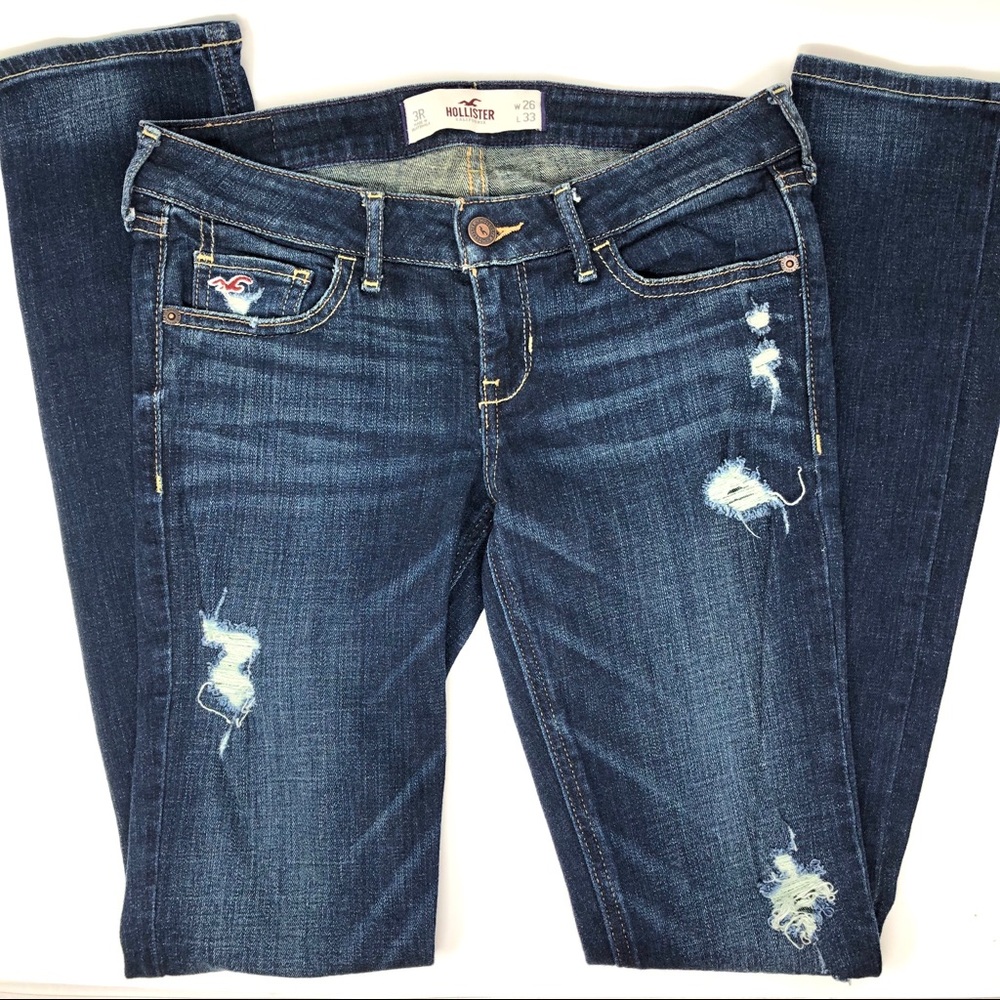 Hollister low rise Distressed Skinny Jean
